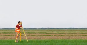 Arpentage en zone agricole